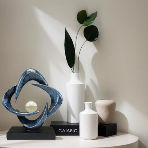 Abstract Resin Decorative Sculpture for Living Room Coffee Table and Shelf Decor