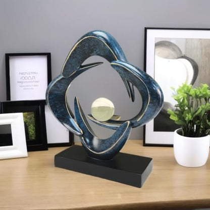 Abstract Resin Decorative Sculpture for Living Room Coffee Table and Shelf Decor
