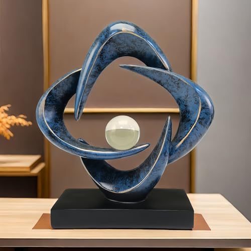 Abstract Resin Decorative Sculpture for Living Room Coffee Table and Shelf Decor
