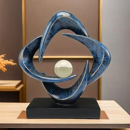 Abstract Resin Decorative Sculpture for Living Room Coffee Table and Shelf Decor