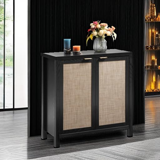 Rattan Sideboard with Storage