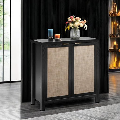 Rattan Sideboard with Storage