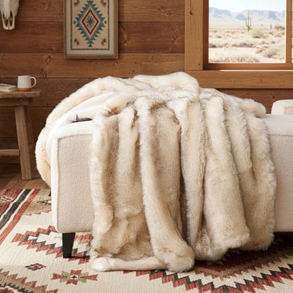 HORIMOTE HOME Faux Fur Blanket
