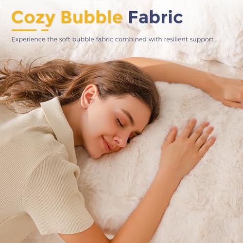 Tufted Loveseat Sofa for Small Spaces No Assembly Bean Bag Style Couch