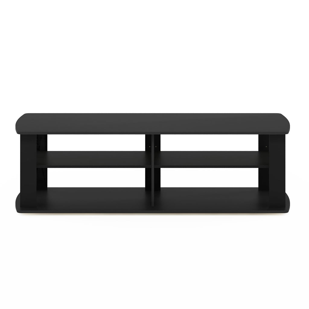 3-Tier Wide Storage Shelf with Open Shelves Engineered Wood Modern Design