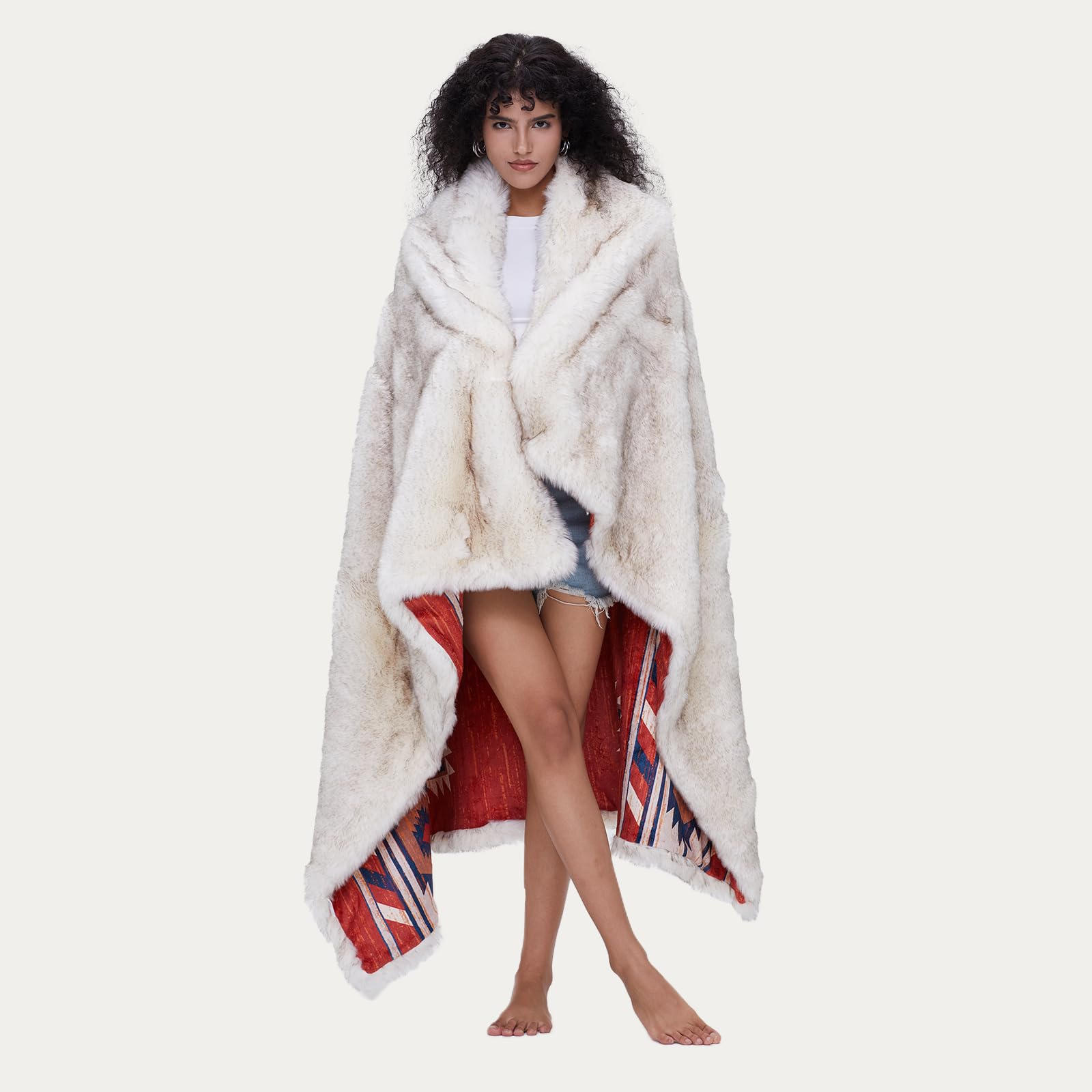 HORIMOTE HOME Faux Fur Blanket