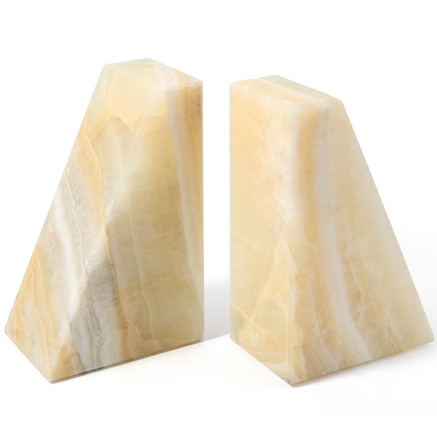 Marble Decorative Bookends for Heavy Books