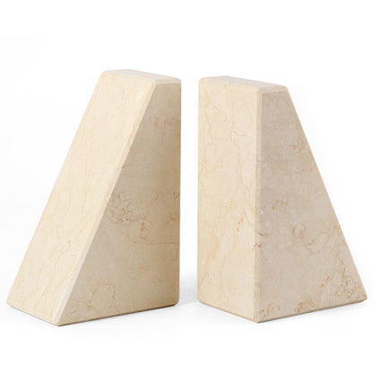 Marble Decorative Bookends for Heavy Books