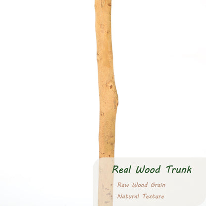 Faux Olive Tree with Real Wood Trunk