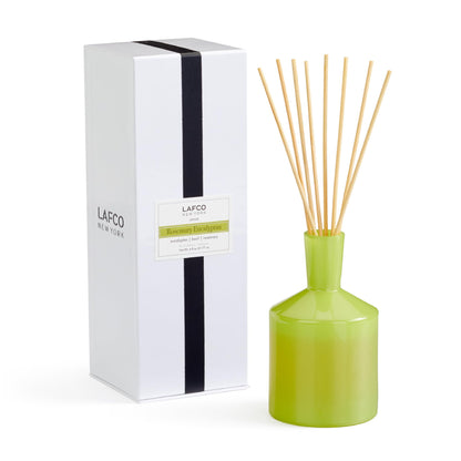 Luxury Reed Diffuser with Natural Wood Reeds Reusable Glass Vessel Long Lasting Home Fragrance Made in USA