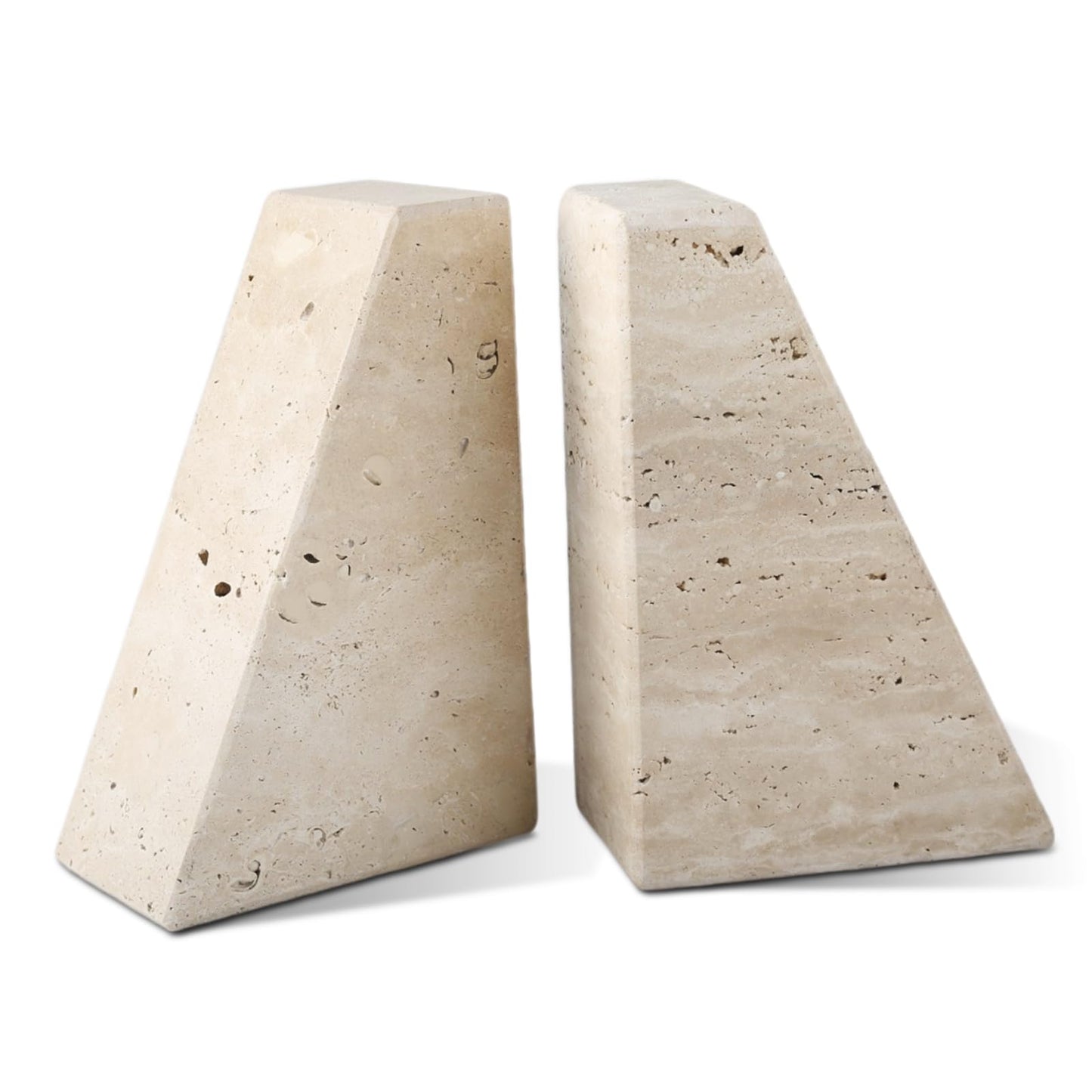 Marble Decorative Bookends for Heavy Books