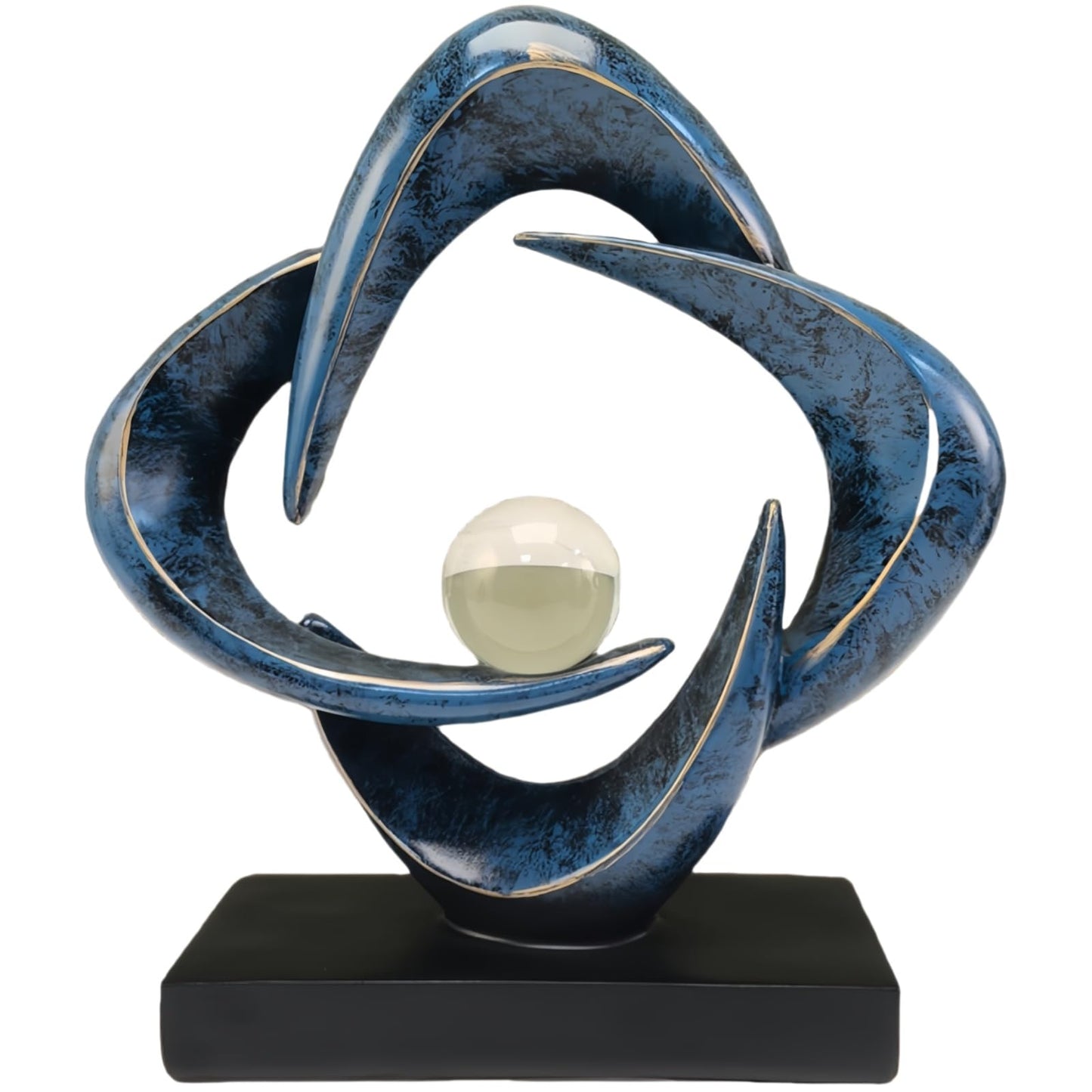 Abstract Resin Decorative Sculpture for Living Room Coffee Table and Shelf Decor