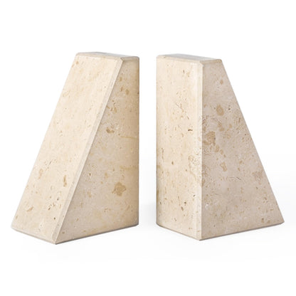 Marble Decorative Bookends for Heavy Books