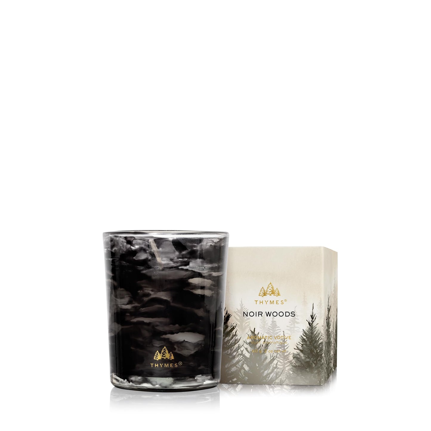 Scented Candle with Evergreen Wood and Amber Fragrance Home Decor Candle