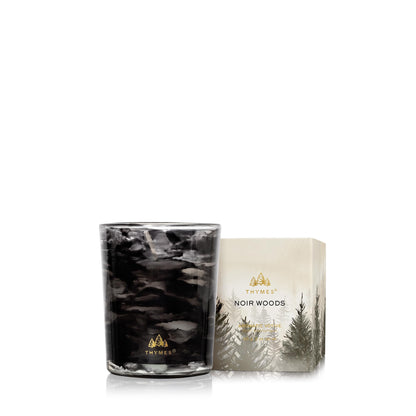 Scented Candle with Evergreen Wood and Amber Fragrance Home Decor Candle