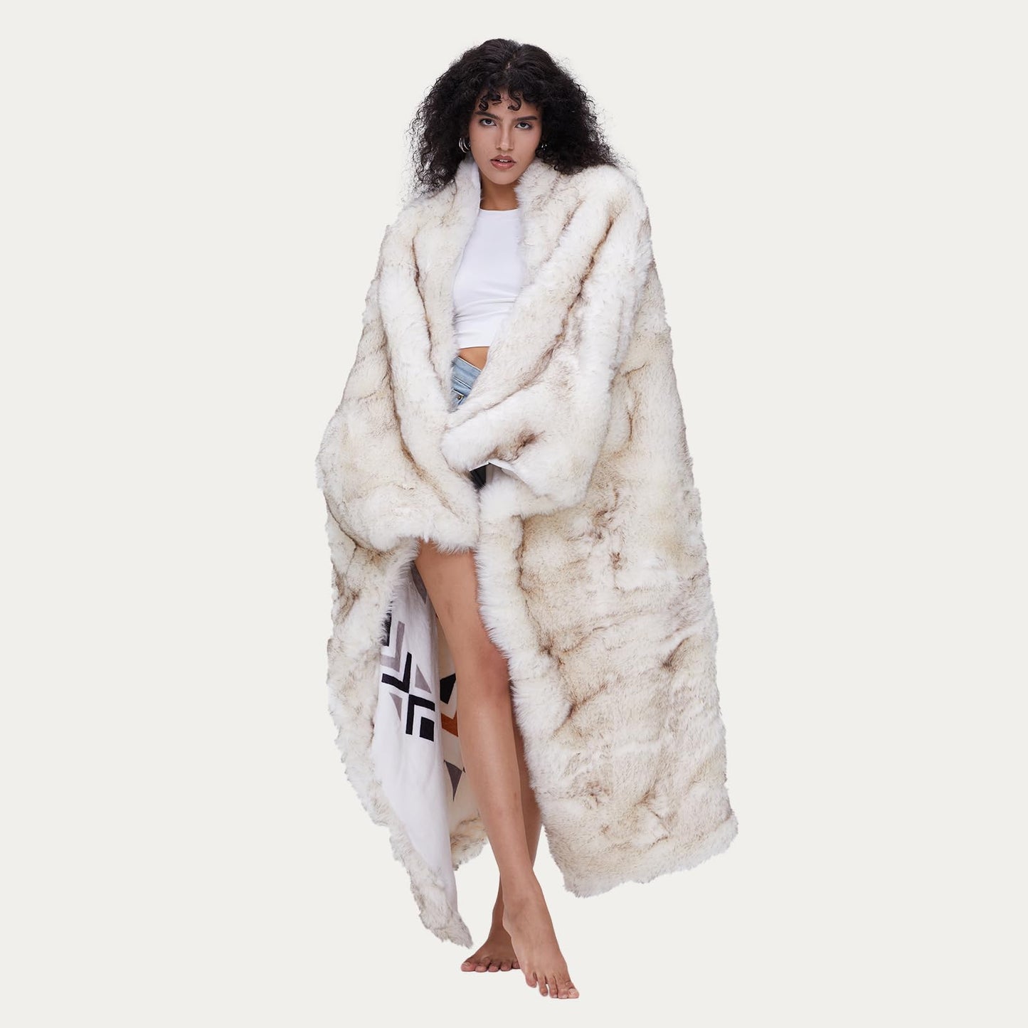 HORIMOTE HOME Faux Fur Blanket