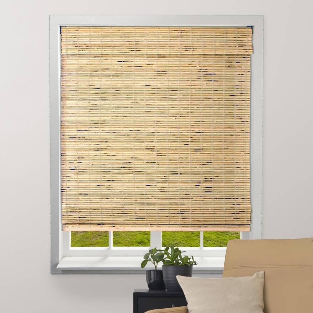 ARLO BLINDS Cordless Bamboo Roman Shades Blinds