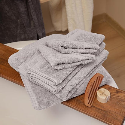 Luxury Turkish Cotton Towel Set Quick Dry Soft Absorbent Bath Hand Washcloth Set Bathroom Essentials