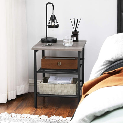 End Table Nightstand for Small Spaces Easy Assembly Home Furniture