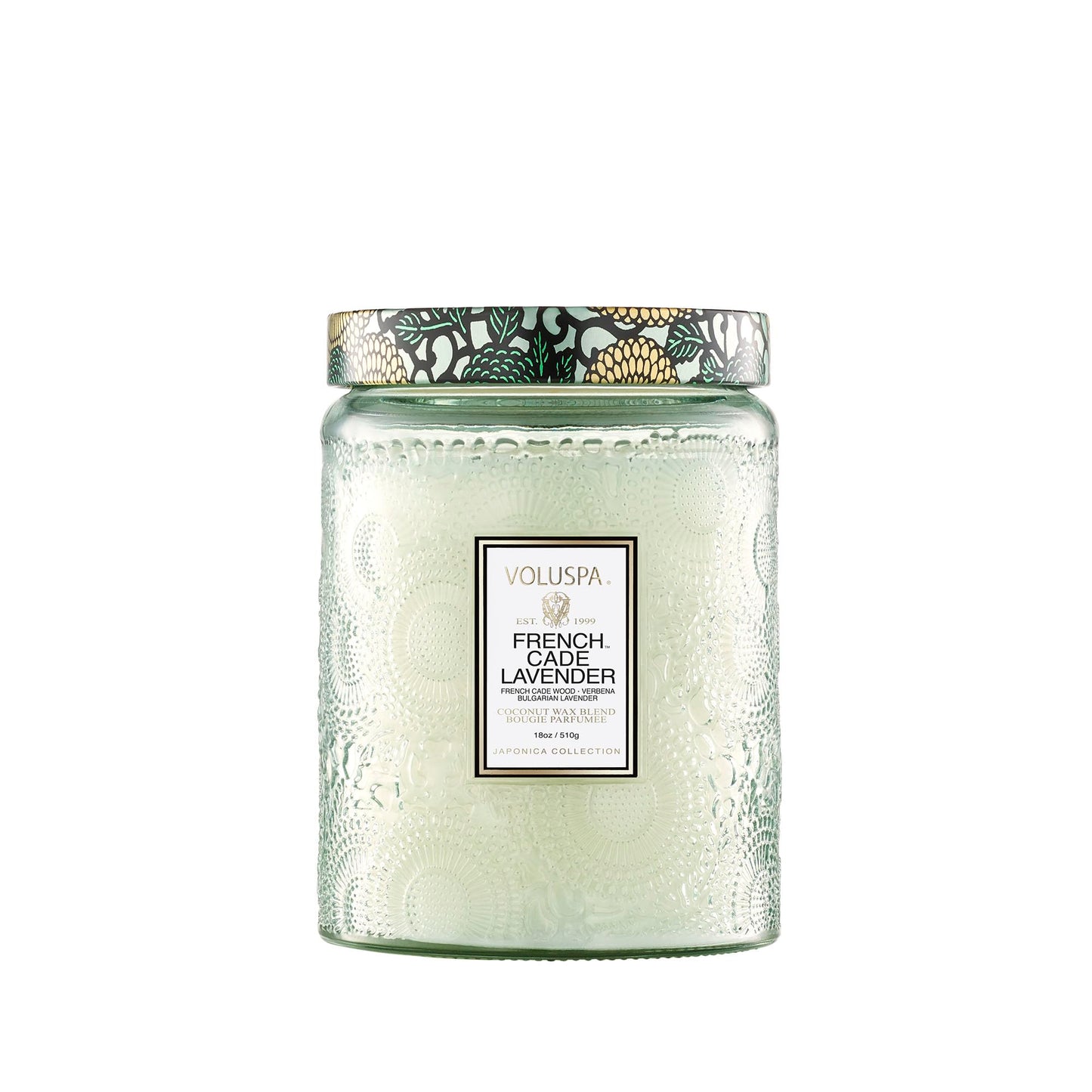 Luxury Scented Candle in Japonica Jar with Coconut Wax and Long Burn Time Vegan Home Decor