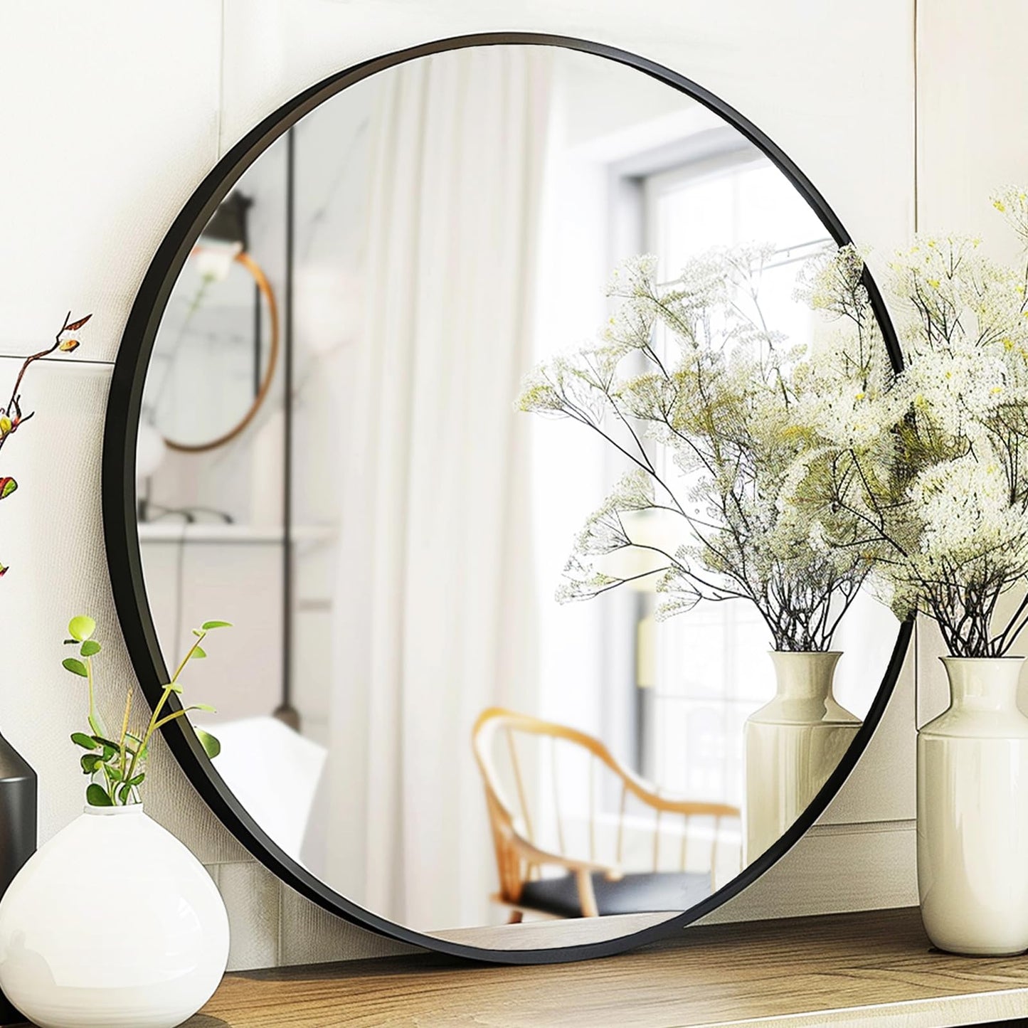 Sunniry Round Wall Mirror