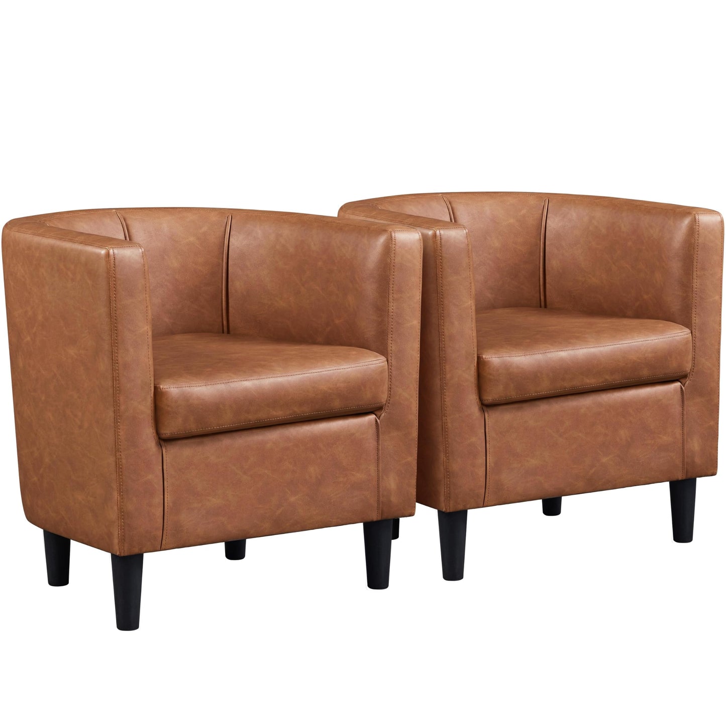 Velvet Armchair with Wide Seat and Wooden Frame for Living Room