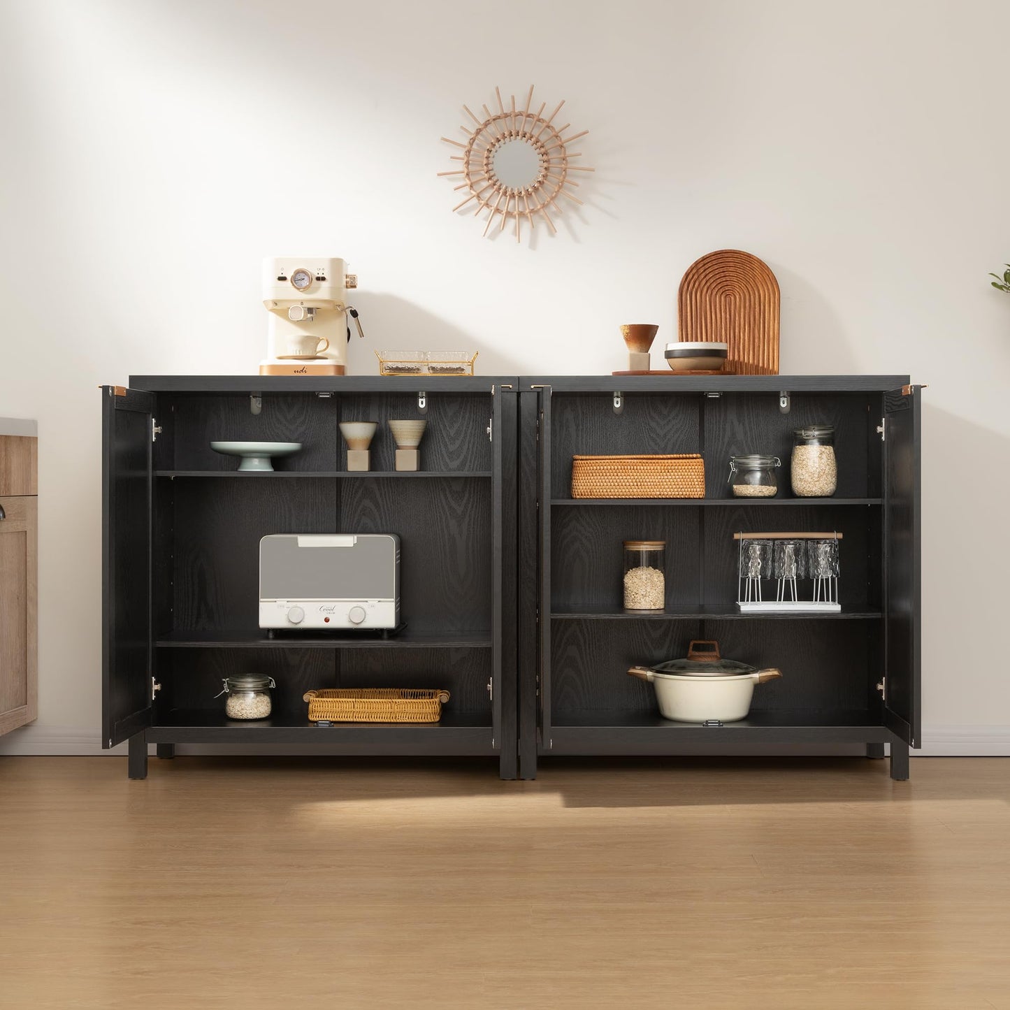 Rattan Sideboard with Storage