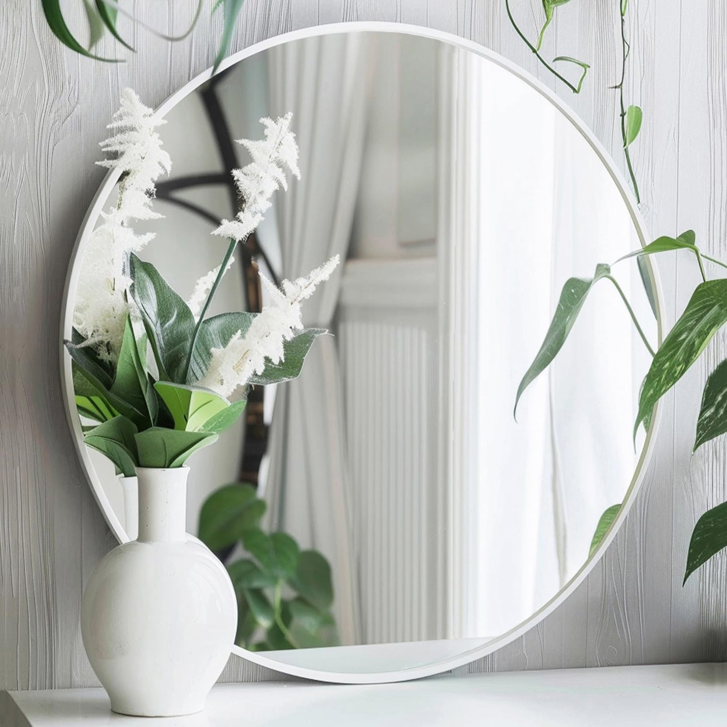 Sunniry Round Wall Mirror