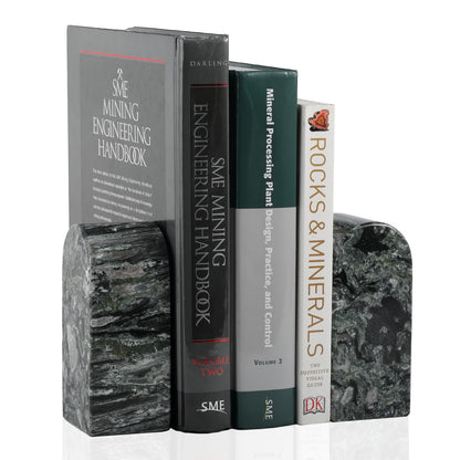 Luxury Marble Bookends Non-Slip Heavy Duty Book Holder Organizer