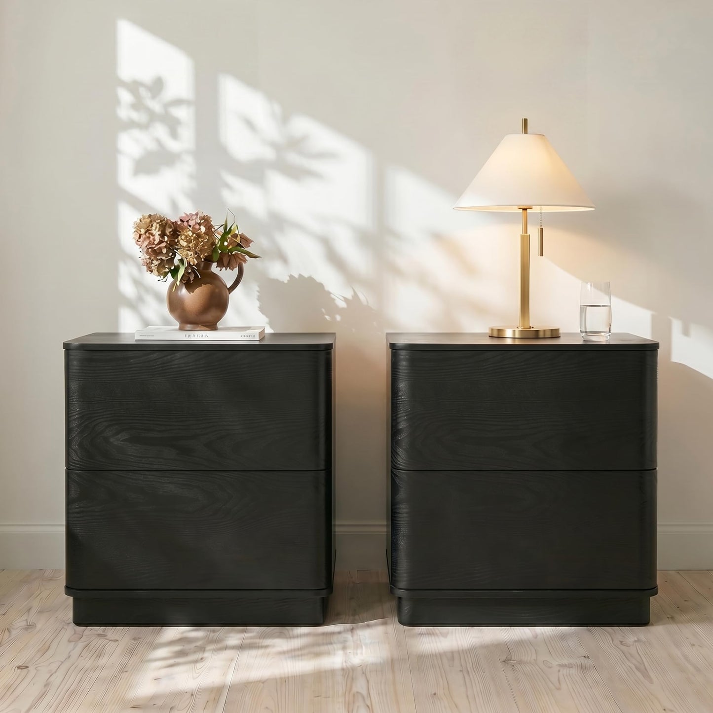 Yechen Nightstands with Hidden Drawer
