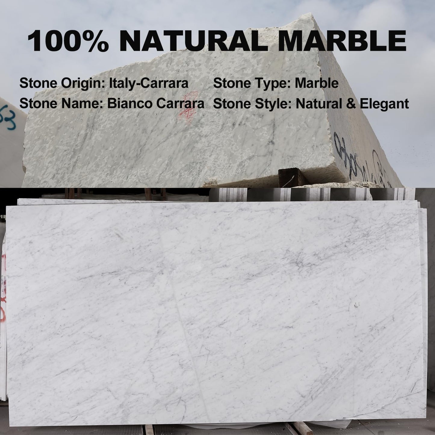 Luxury Marble Bookends Non-Slip Heavy Duty Book Holder Organizer