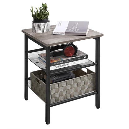 End Table Nightstand for Small Spaces Easy Assembly Home Furniture