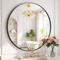 Modern Arch Wall Mirror with Metal Frame for Bedroom Living Room Entryway Decor