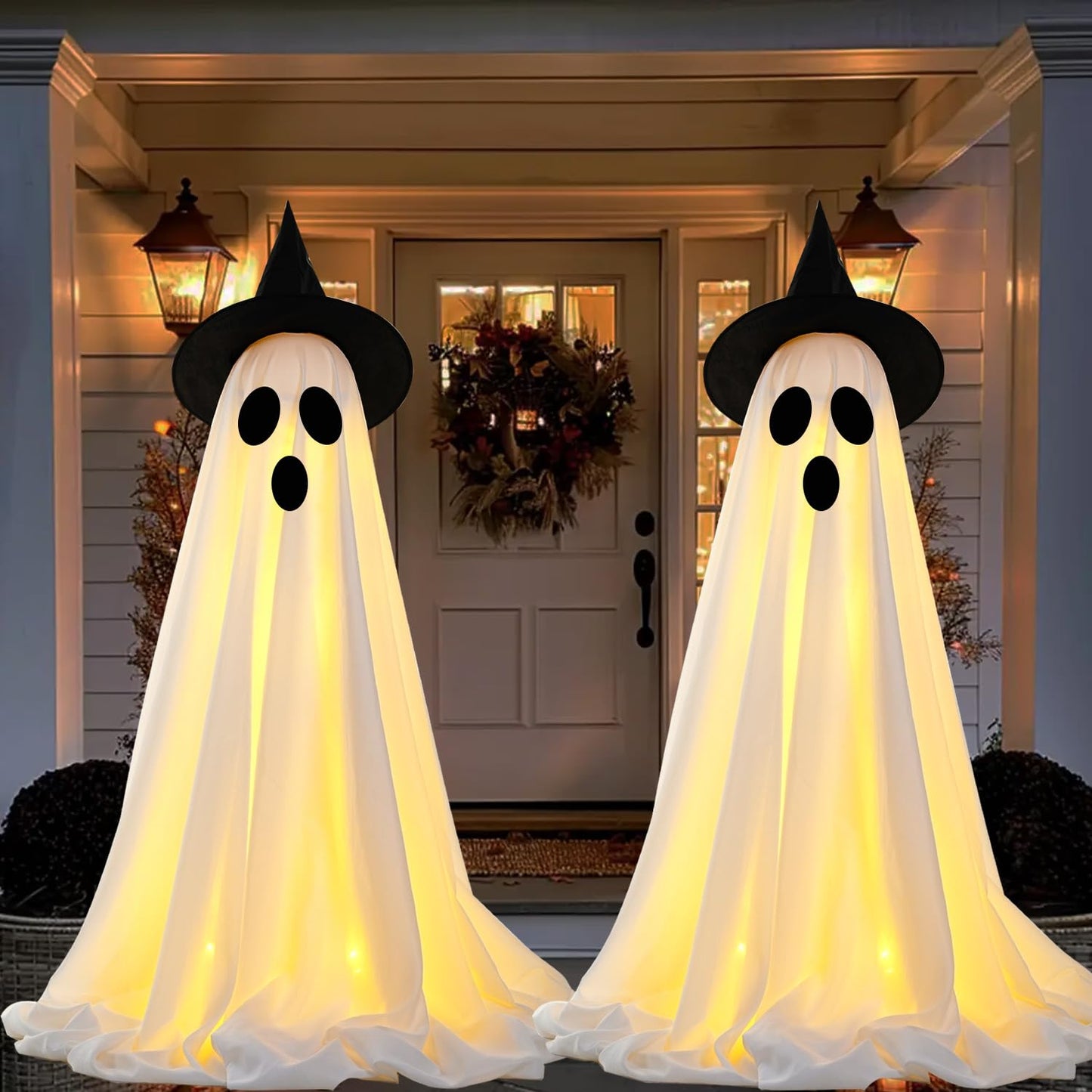 Hanging Ghost Halloween Decorations Outdoor Indoor Porch Yard Party Props