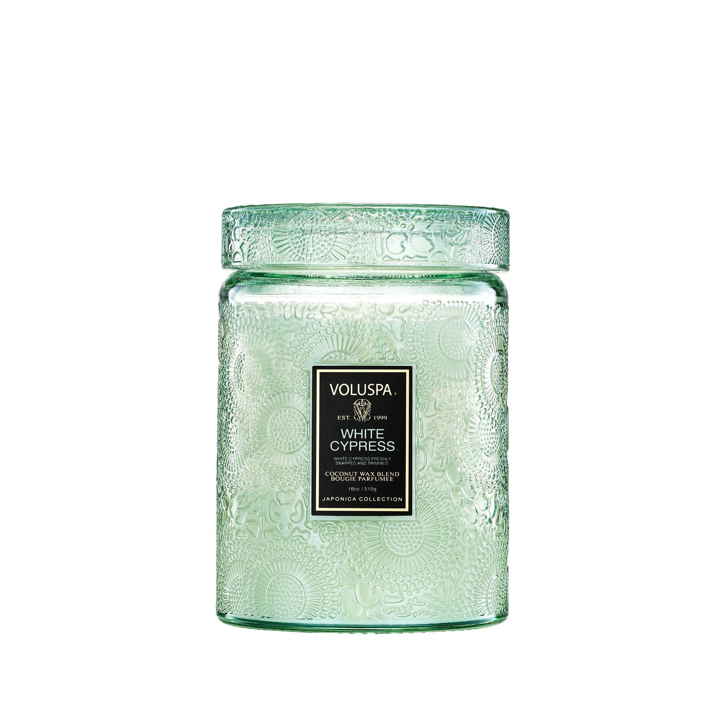 Luxury Scented Candle in Japonica Jar with Coconut Wax and Long Burn Time Vegan Home Decor