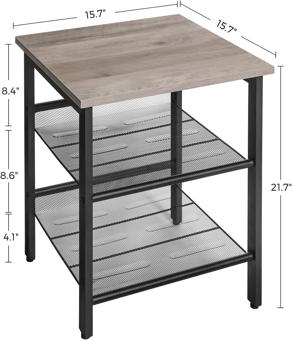 End Table Nightstand for Small Spaces Easy Assembly Home Furniture