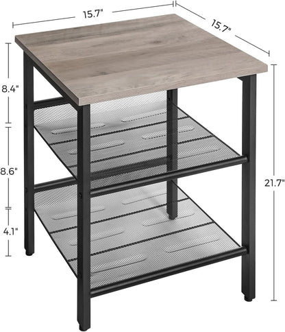 End Table Nightstand for Small Spaces Easy Assembly Home Furniture