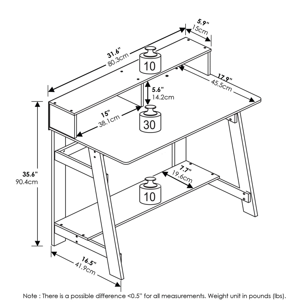 Furinno Simplistic Desk
