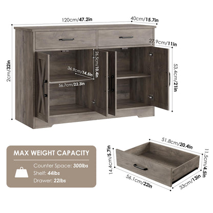 HOSTACK Buffet Cabinet