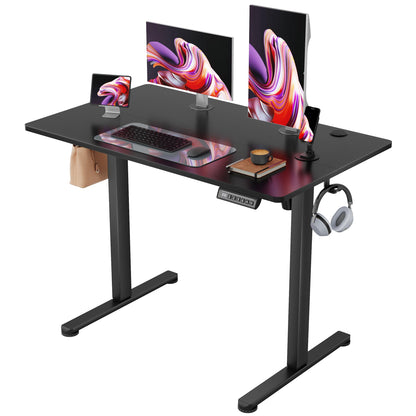 Electric Height Adjustable Standing Desk with Memory Settings Home Office Work Desk