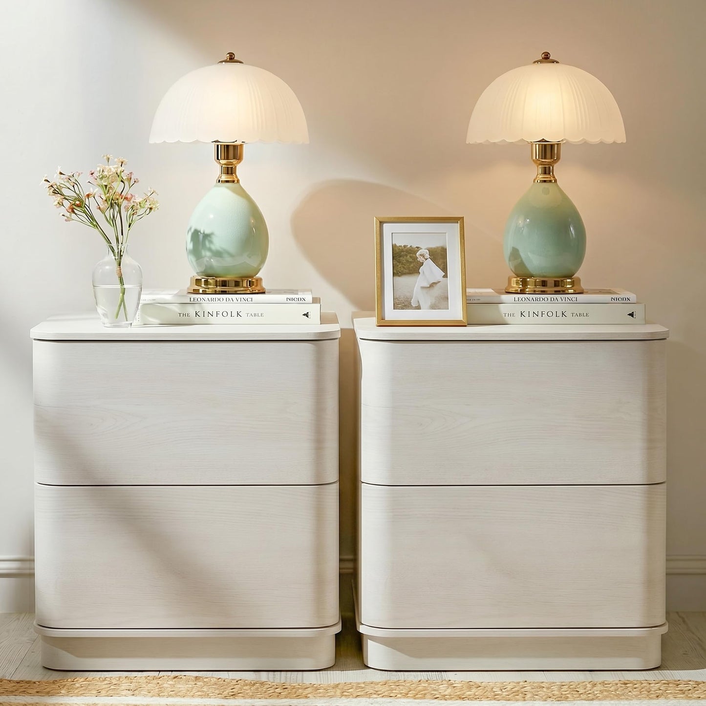Yechen Nightstands with Hidden Drawer