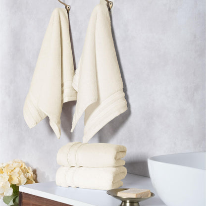Luxury 100% Cotton Bath Towel Set Quick Dry Soft Absorbent Bathroom Towels Large Hand Washcloth Set