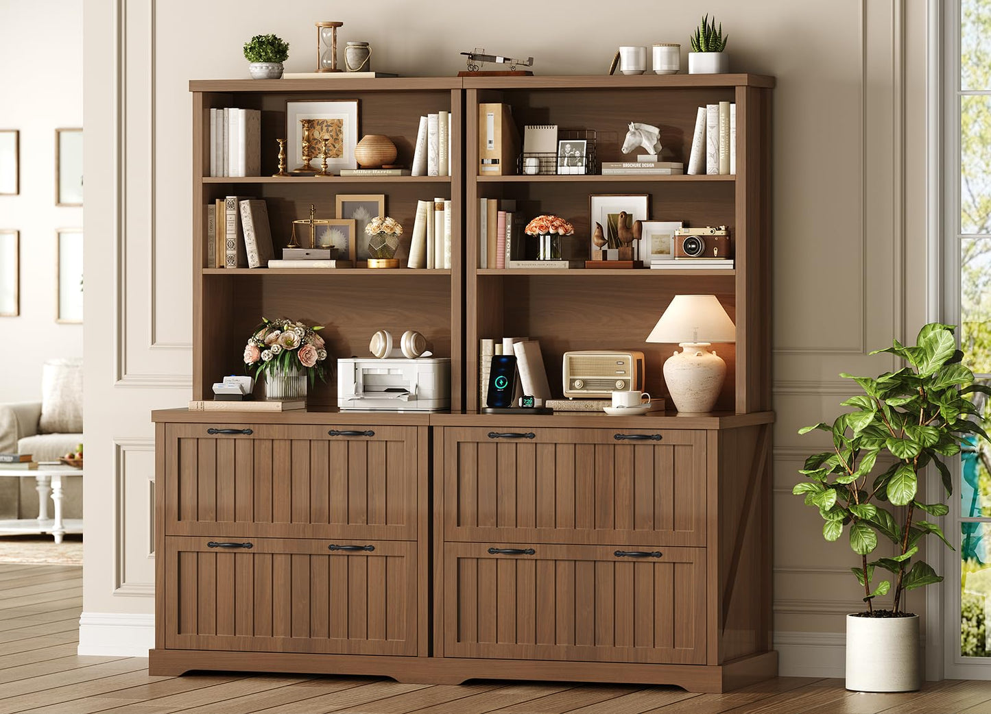 SEDETA Farmhouse Filing Cabinet for Home Office