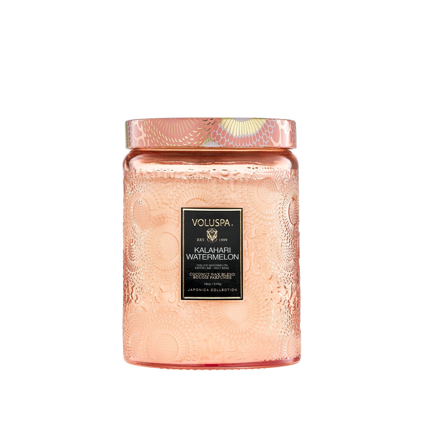 Luxury Scented Candle in Japonica Jar with Coconut Wax and Long Burn Time Vegan Home Decor