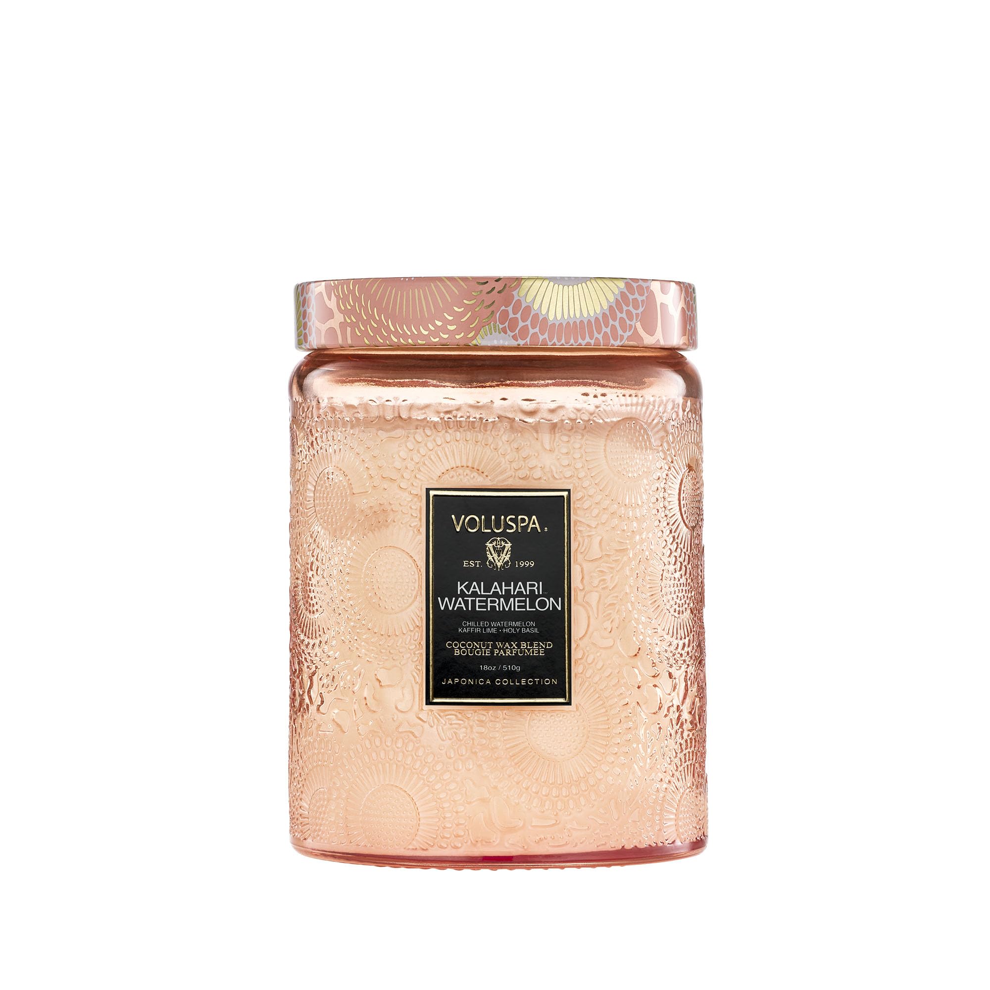 Luxury Scented Candle in Japonica Jar with Coconut Wax and Long Burn Time Vegan Home Decor