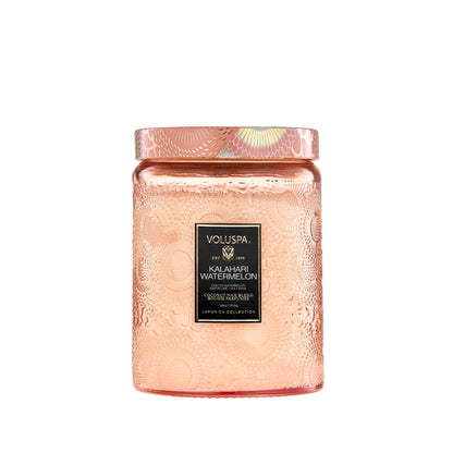 Luxury Scented Candle in Japonica Jar with Coconut Wax and Long Burn Time Vegan Home Decor