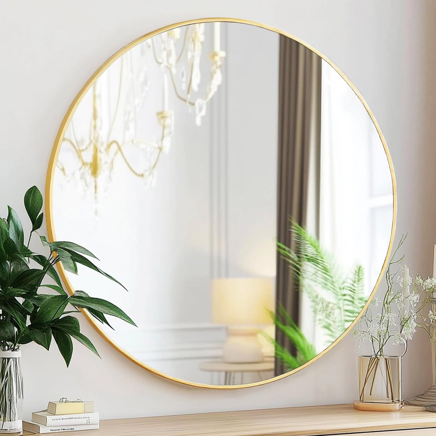 Sunniry Round Wall Mirror