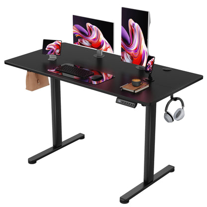 Electric Height Adjustable Standing Desk with Memory Settings Home Office Work Desk