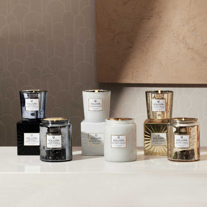 Voluspa Vermeil Grande and Small Candle Jars