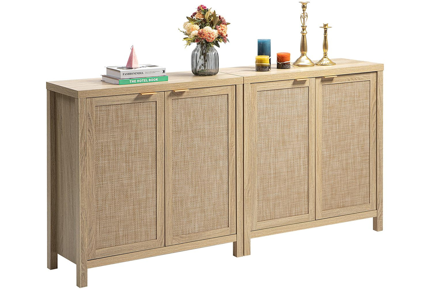 Rattan Sideboard with Storage